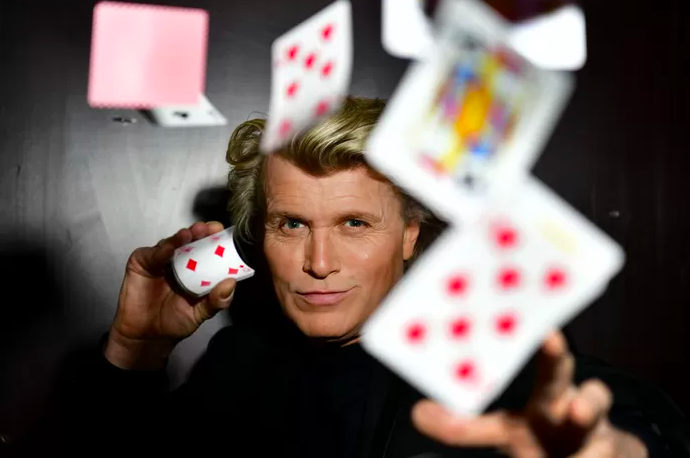 Hans Klok works on TV show with new generation of magicians